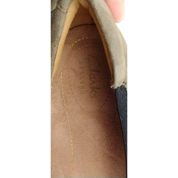 Clarks Women's Daelyn Hill Wedge Slip on Comfort Ballerina Flat Brown 7 Spring - Picture 11 of 12